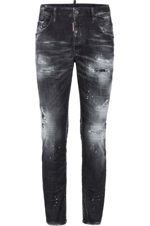 Dsquared2 Hombre, Vaqueros, Negro, Talla: 2XS