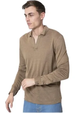 Gran Sasso Hombre, Camisetas, Marrón, Talla: L