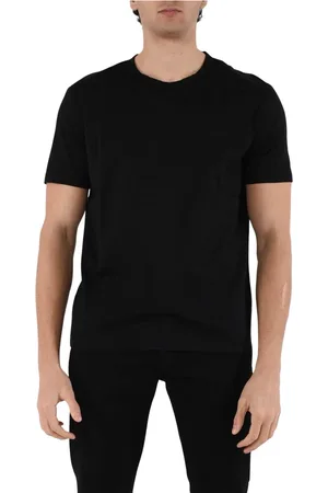 Dondup Hombre, Camisetas, Negro, Talla: 2XL