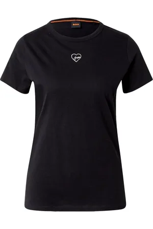 HUGO BOSS Mujer, Camisetas, Negro, Talla: L
