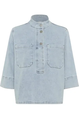 My Essential Wardrobe Mujer, Blusas y Camisas, Azul, Talla: M
