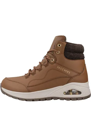 Skechers Mujer, Zapatos, Marrón, Talla: 38 EU