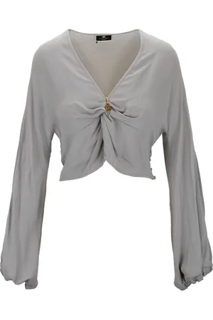 Elisabetta Franchi Mujer, Blusas y Camisas, Blanco, Talla: S