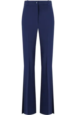 Elisabetta Franchi Mujer, Pantalones, Azul, Talla: L