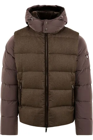 MOORER Hombre, Chaquetas, Marrón, Talla: M