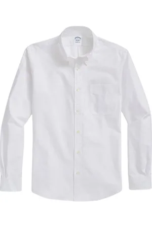 Brooks Brothers Hombre, Camisas, Blanco, Talla: M