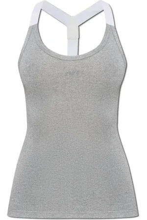 OFF-WHITE Mujer, Camisetas, Gris, Talla: XS