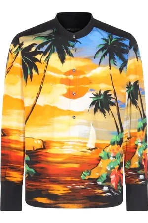 Dolce & Gabbana Hombre, Camisas, Amarillo, Talla: L