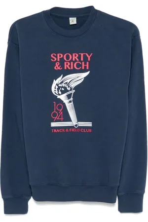 Sporty & Rich Mujer, Sudaderas, Azul, Talla: S