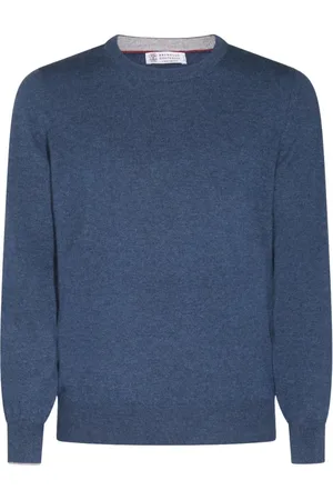 Brunello Cucinelli Hombre, Jerseys, Azul, Talla: L