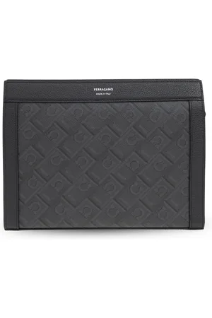 Salvatore Ferragamo Hombre, Bolsos, Gris, Talla: ONE Size