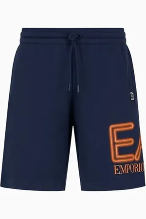 EA7 Hombre, Pantalones cortos, Azul, Talla: M