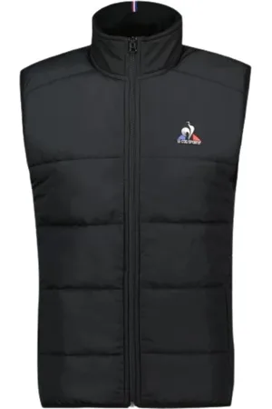 Le Coq Sportif Hombre, Chaquetas, Negro, Talla: M