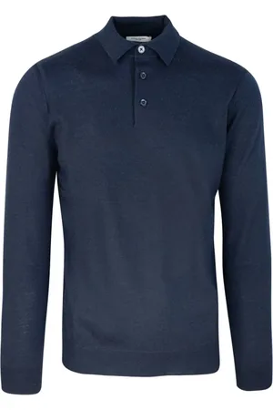 Paolo Pecora Hombre, Camisetas, Azul, Talla: S