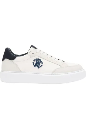 Roberto Cavalli Hombre, Zapatos, Blanco, Talla: 45 EU