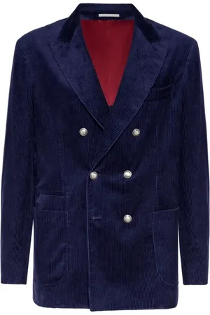 Brunello Cucinelli Hombre, Chaquetas, Azul, Talla: 2XL
