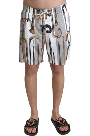 Dolce & Gabbana Hombre, Pantalones cortos, Blanco, Talla: M