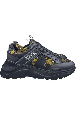 VERSACE Hombre, Zapatos, Negro, Talla: 40 EU