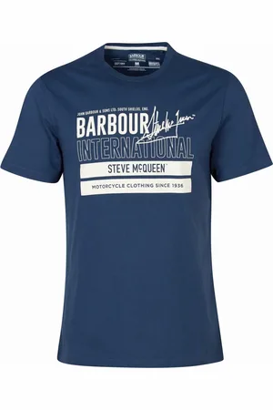 Barbour Hombre, Camisetas, Azul, Talla: M