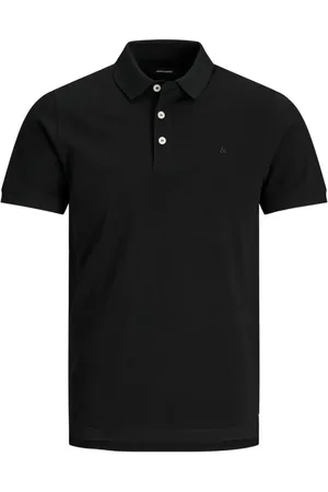 JACK & JONES Hombre, Camisetas, Negro, Talla: XS