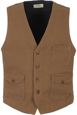 TELA Hombre, Chaquetas, Marrón, Talla: S