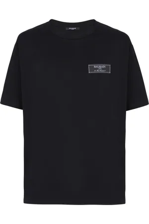 Balmain Hombre, Camisetas, Negro, Talla: L