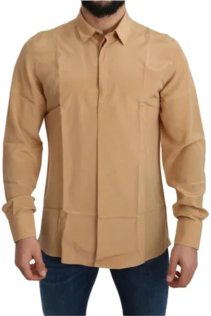 Dolce & Gabbana Hombre, Camisas, Amarillo, Talla: L