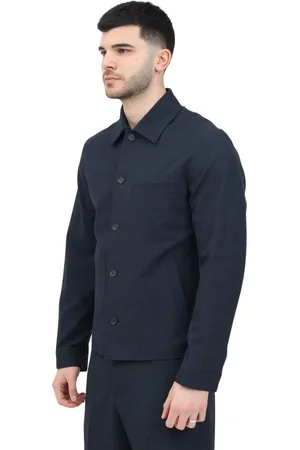 SELECTED Hombre, Chaquetas, Azul, Talla: L