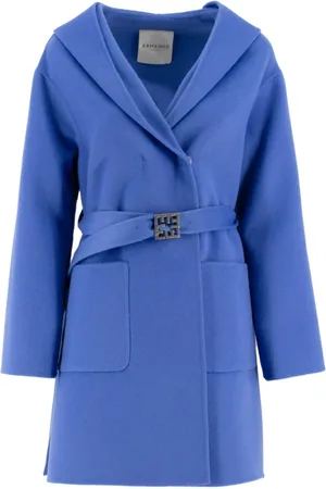 ERMANNO SCERVINO Mujer, Abrigos, Azul, Talla: S