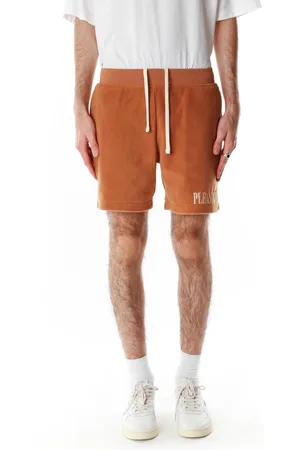 Pleasures Hombre, Pantalones cortos, Marrón, Talla: S