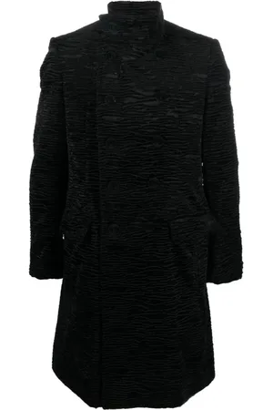 Balmain Hombre, Abrigos, Negro, Talla: XL