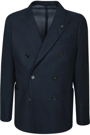 LARDINI Hombre, Chaquetas, Azul, Talla: 2XL