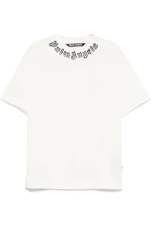 Palm Angels Hombre, Camisetas, Blanco, Talla: L