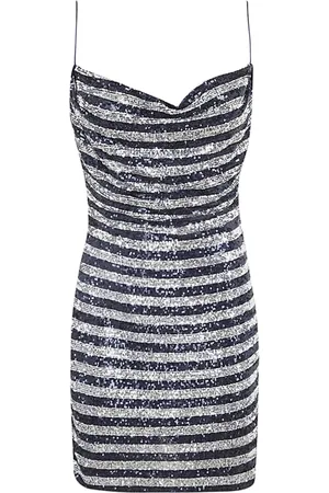 Balmain Mujer, Vestidos, Gris, Talla: S
