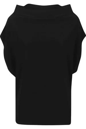 Norma Kamali Mujer, Camisetas, Negro, Talla: M