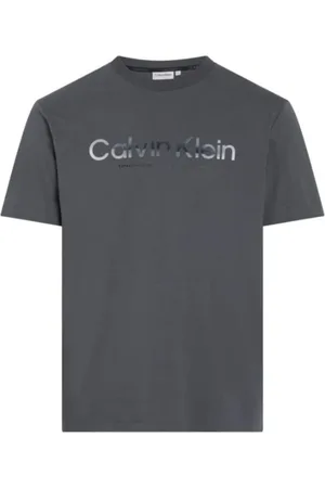Calvin Klein Hombre, Camisetas, Gris, Talla: L