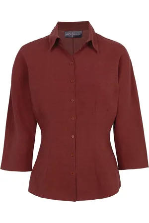 Cortana Mujer, Blusas y Camisas, Marrón, Talla: XL