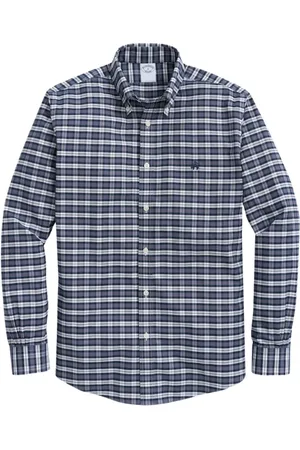 Brooks Brothers Hombre, Camisas, Azul, Talla: L