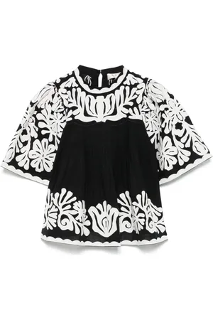 SEA Mujer, Camisetas, Negro, Talla: S
