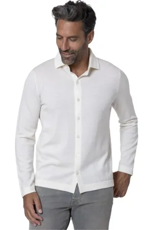 Gran Sasso Hombre, Camisas, Blanco, Talla: L