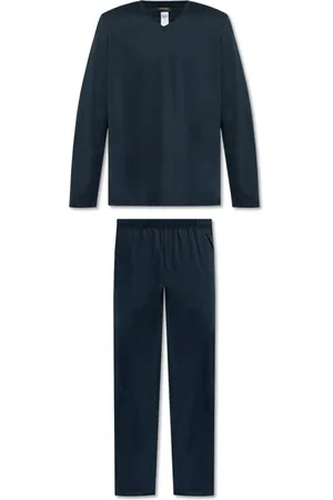 Hanro Hombre, Pijama, Azul, Talla: L