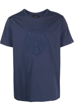 BILLIONAIRE Hombre, Camisetas, Azul, Talla: 2XL