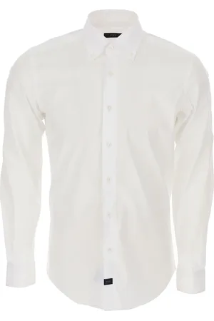 FAY Hombre, Camisas, Blanco, Talla: 2XL