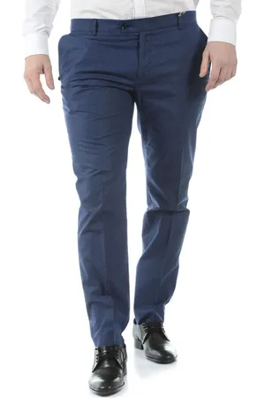 D.A. Daniele Alessandrini Hombre, Pantalones, Azul, Talla: 2XS
