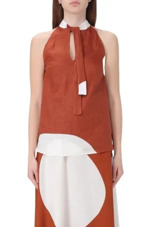 LIVIANA CONTI Mujer, Camisetas, Marrón, Talla: M