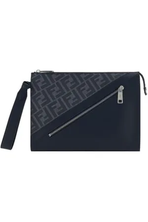 Fendi Hombre, Bolsos, Azul, Talla: ONE Size