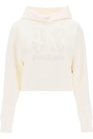 Palm Angels Mujer, Sudaderas, Blanco, Talla: S