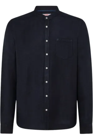 sun68 Hombre, Camisas, Azul, Talla: S