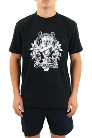 MARCELO BURLON Hombre, Camisetas, Negro, Talla: M