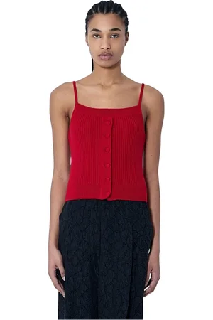 DRIES VAN NOTEN Mujer, Camisetas, Rojo, Talla: XS